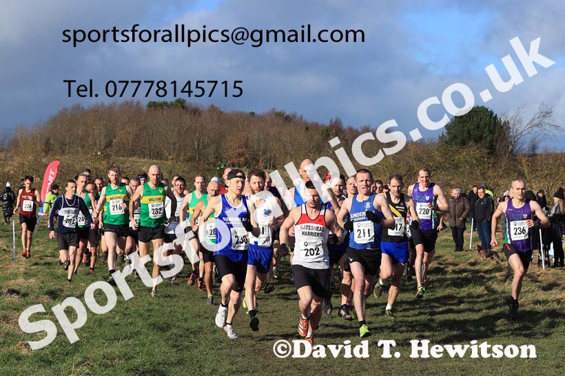Mens 35 to 64, 2024 NEMAA Cross Country Champs., Wallsend. Photo: David T. Hewitson/Sports for All Pics